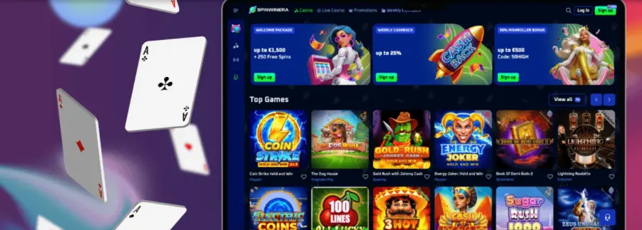 Spinwinera app